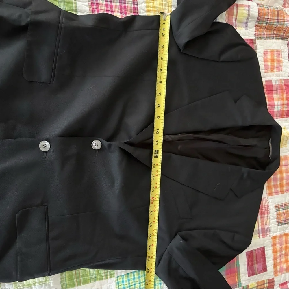 TRUSSINI Linea Nuova Suit jacket SZ 42R black Fully Lined men’s black